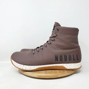 Nobull Shoes Womens 10.5 Outwork High Top Trainer Brown Crossfit Gym Sneaker
